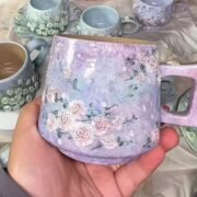 Baserose Purplre Mug - Image 2
